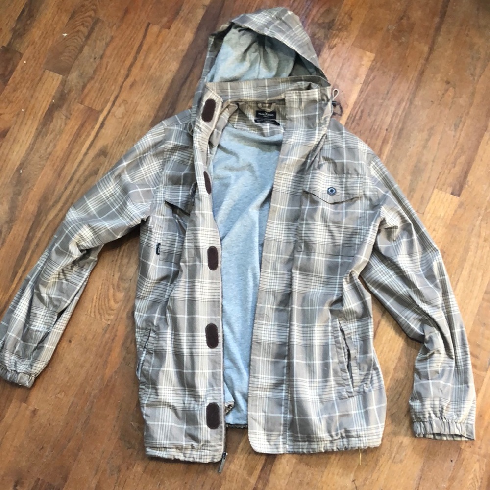 Marc Ecko Cut & Sew Men’s M Plaid Designer Jacket